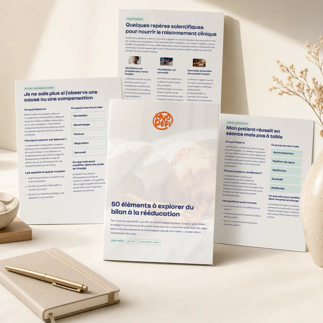 50 éléments à explorer pour affiner votre raisonnement clinique OMF Myodefi